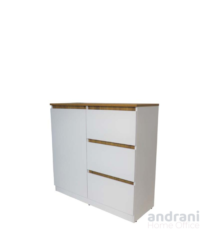 Comò Eterna con 3 cassetti e 1 anta