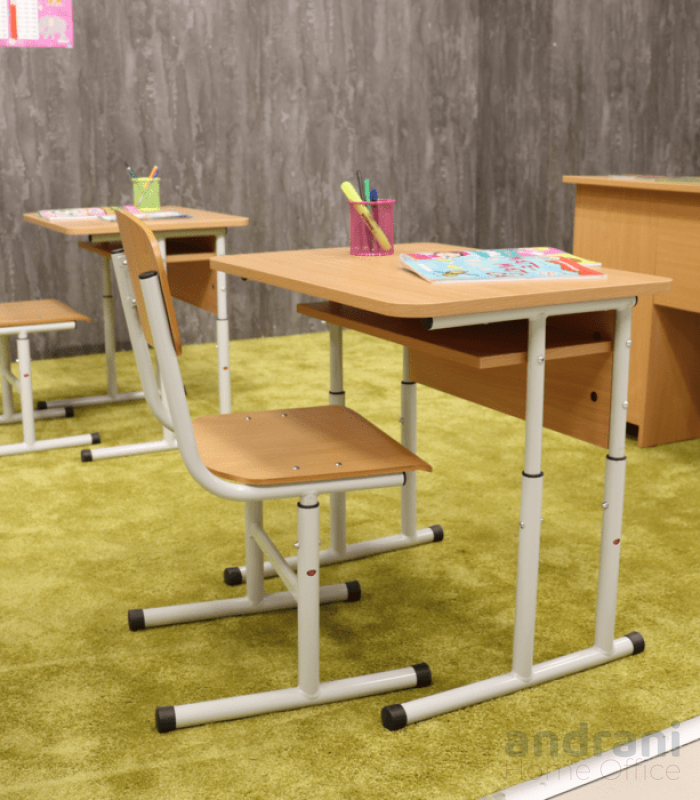 Sedia da scuola regolabile in altezza 1-4