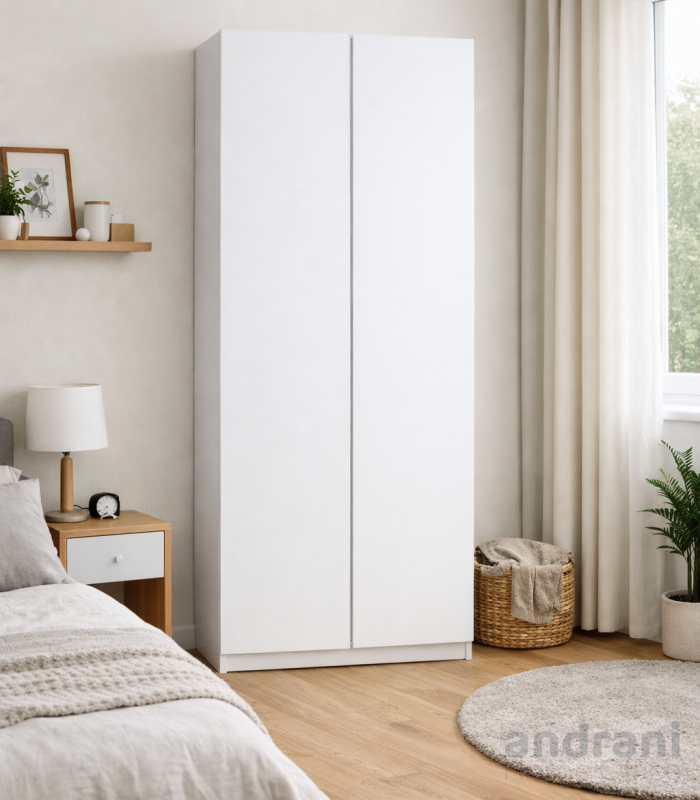 Elegante guardaroba senza maniglie